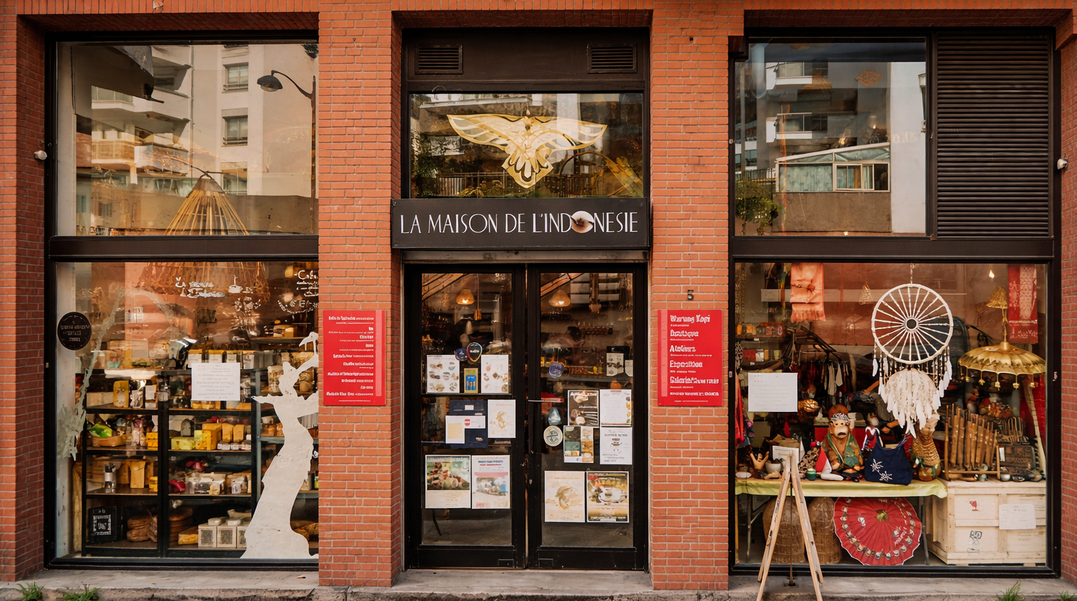 Intérieur de La Maison de l’Indonésie